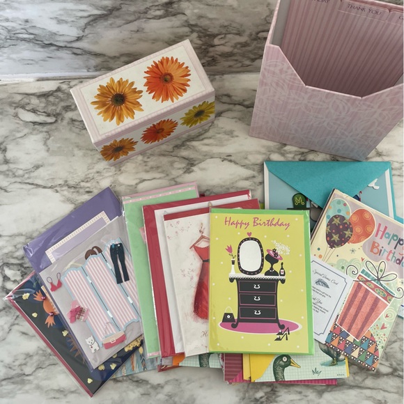 Boxed set of 28 miscellaneous Greeting Cards variety of occasions NWT NWOT - Picture 9 of 16